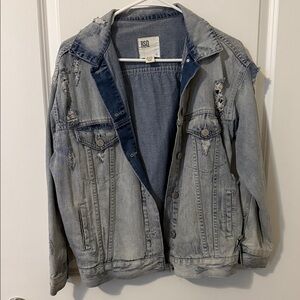RSQ Light Blue Distressed Jacket